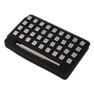 Letter And Number Stamp Leather Hand Craft Tool 36 Pcs/set